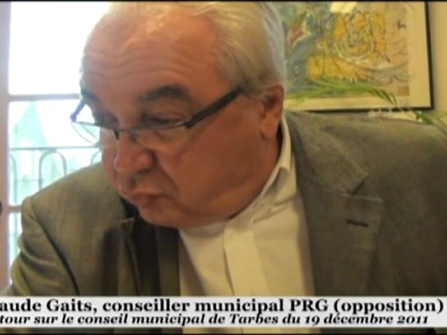 Dailymotion Tarbes Claude Gaits opposition municipale